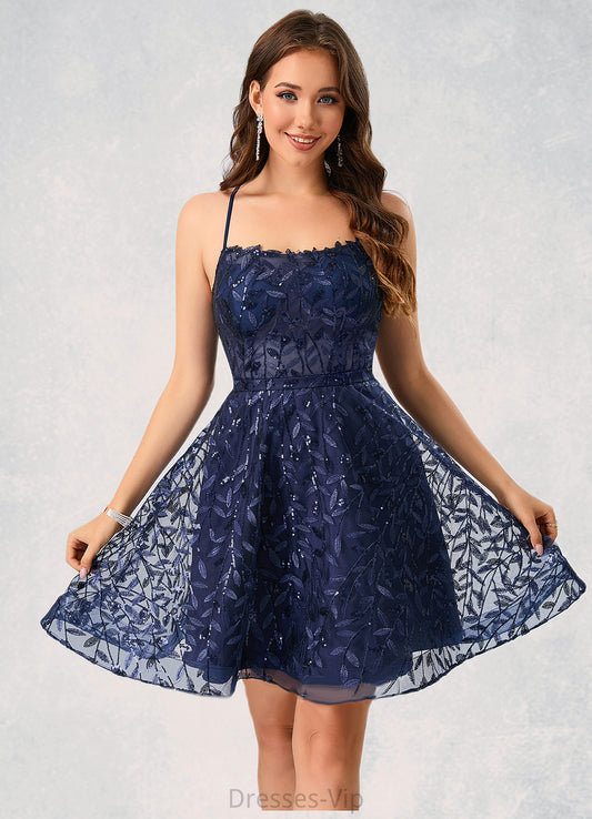 Delaney Scoop A-line Lace Dresses HPP0022544